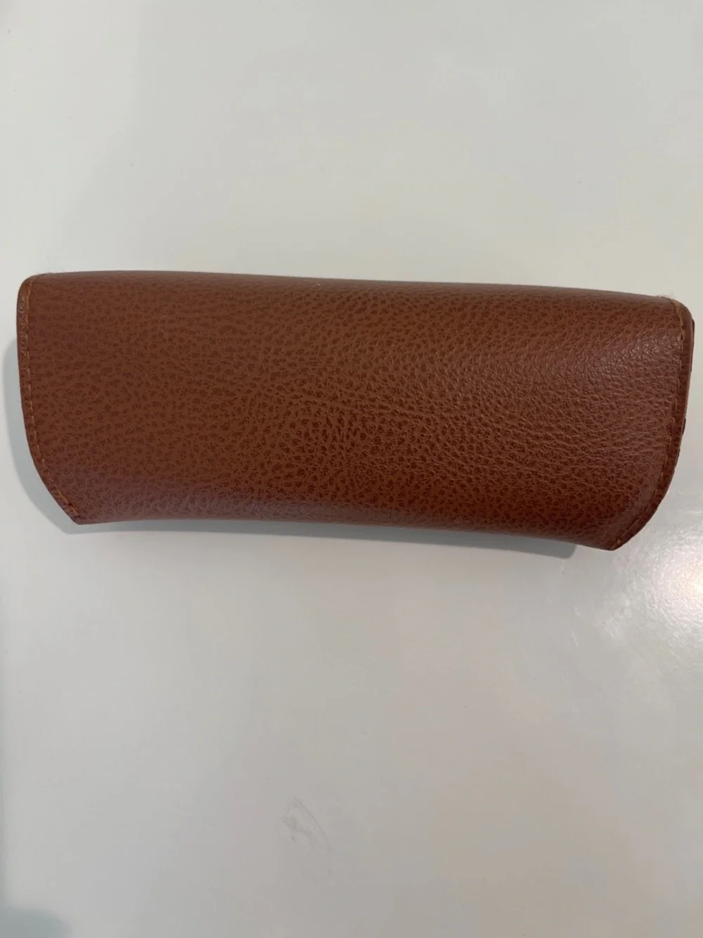 Ray-Ban Brown Textured Leatherette Sunglasses Case